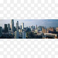 商务城市背景