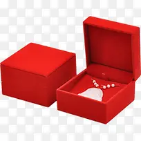 红色礼盒珠宝