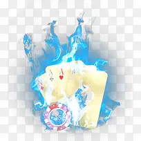 蓝火纸牌