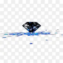 钻石蓝色光效