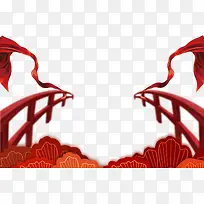 中国风红色喜庆春节背景