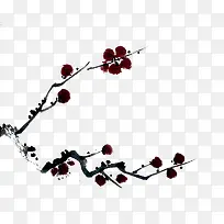 国画梅花