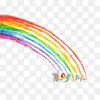 动物彩虹
