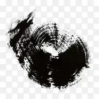 水墨笔触图案