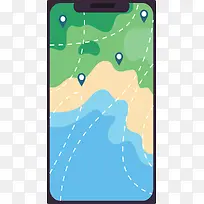 旅游手机端电子地图