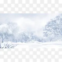美丽冬天雪景