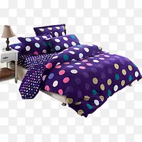 紫色床上用品