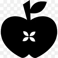 苹果的心图标