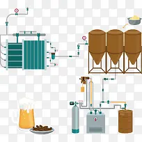 食品加工矢量图片