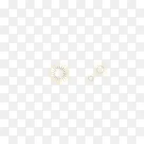 白色闪耀的光