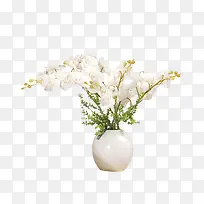 白色花瓶白色花