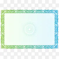 精美欧式花纹花边证书矢量素材