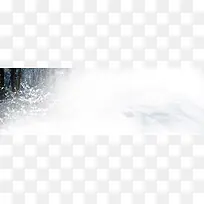 冬日狂欢设计banner背景图