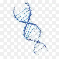 密集蓝点DNA