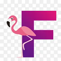 卡通字母F
