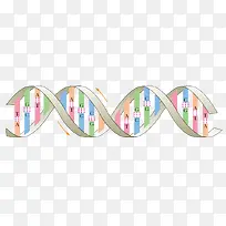 DNA双螺旋结构免抠素材
