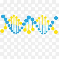 点点DNA双螺旋结构