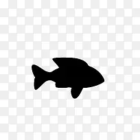 鱼形状色块
