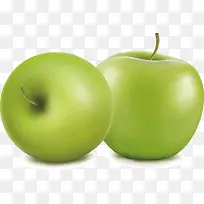 水果之绿苹果矢量图片素材