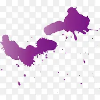 紫色污渍油污纹理