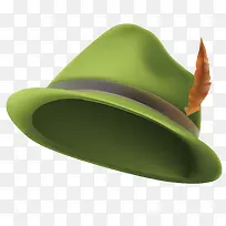 绿色帽子