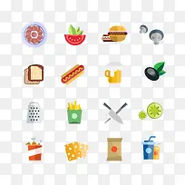 矢量厨房用品