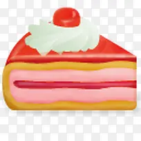 蛋糕樱桃奶油Cake-icons