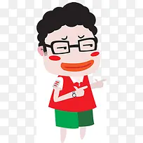 红唇大妈
