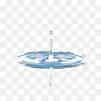 圆形水波水滴素材