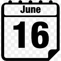 6月Calendar-icons
