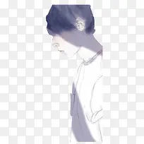 沉默的男生