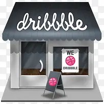 Dribbble商店图标
