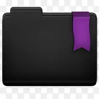 丝带紫色的Mica-Folder-icons