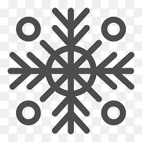 圣诞节云冷天空雪雪花冬天旅行图