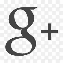 社会标志谷歌+nucleo-social-icons