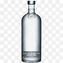 银灰色酒瓶瓶身