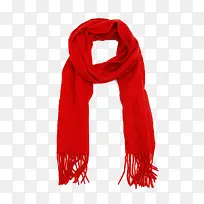 红色围巾素材