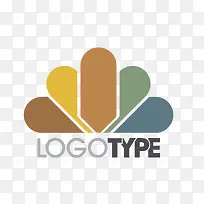 矢量彩色简易企业logo设计