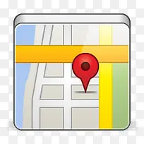 应用程序地图苹果节日图标