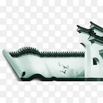 唯美创意水墨江南建筑