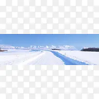 冰天雪地风景