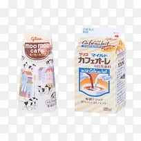 一瓶牛奶和一盒牛奶