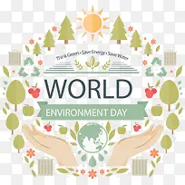 世界环境日保护地球