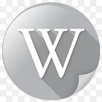 镜子维基维基百科社交网络光泽闪
