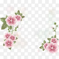 手绘花卉装饰