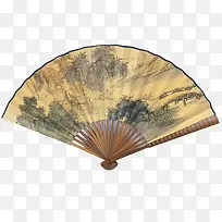折页扇子中国古典元素