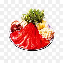 火锅配料元素，淘宝素材，肥牛