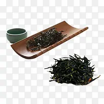 竹子上的安化黑茶图片素材