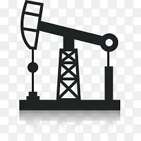 石油开采井架图标