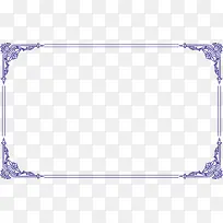 蓝色花纹